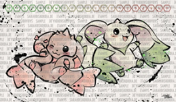 Terriermon & Lopmon – Playmat