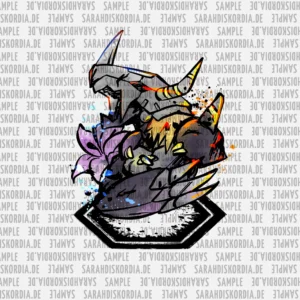 BlackWarGreymon – Acrylic Memory Marker