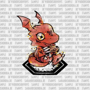 Guilmon – Acrylic Memory Marker