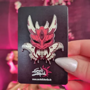Oni Mask "Moth full" – Enamel Pin