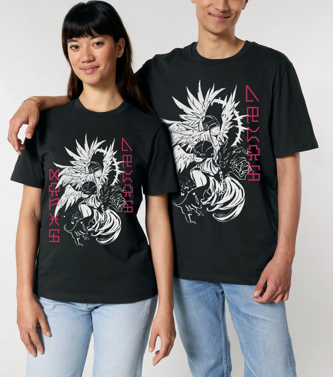 Angewomon x Ladydevimon – T-Shirt – Bild 2